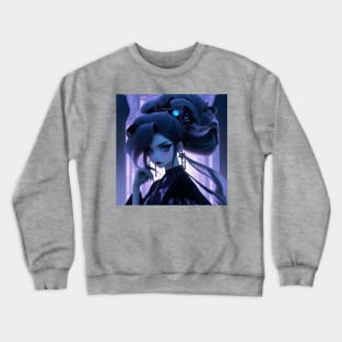 Japanese gothic girl Crewneck Sweatshirt